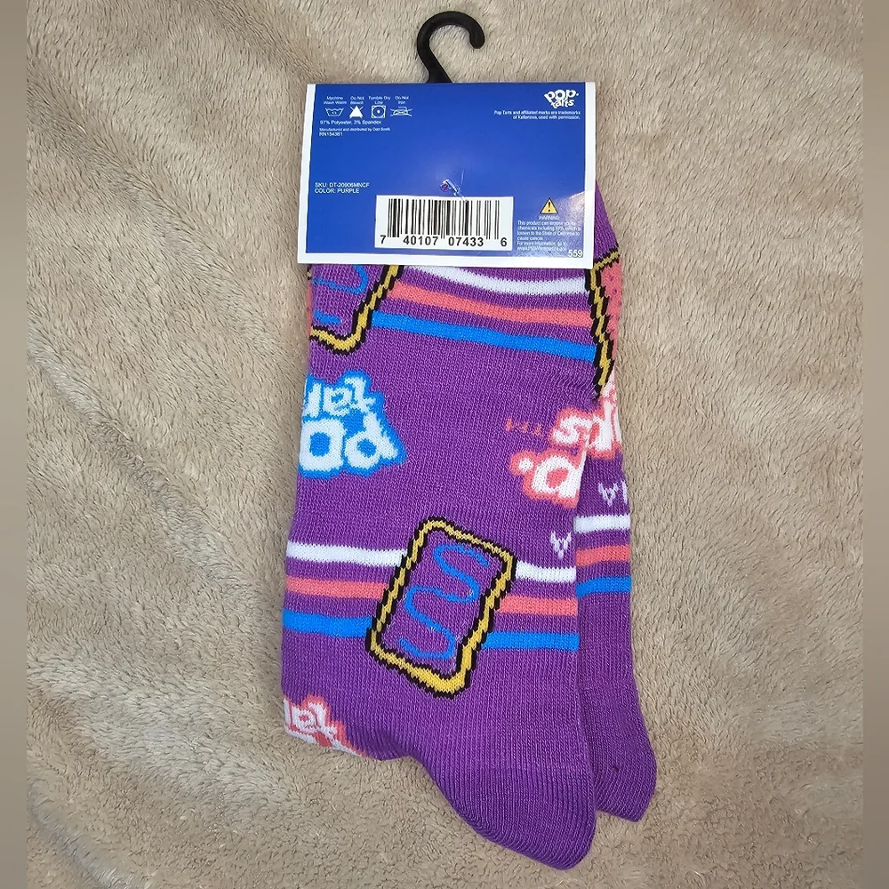 Unisex Pop Tart socks NEW
